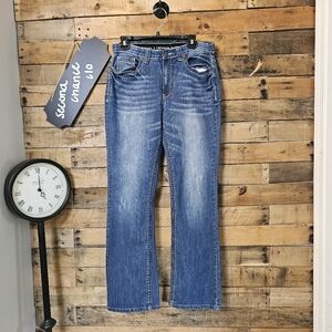 Cato Premium Women's Distressed Boot Cut Jeans Size 10